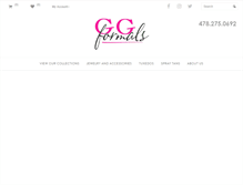 Tablet Screenshot of ggformals.com